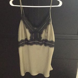 Next Green Silky Camisole Top NWT